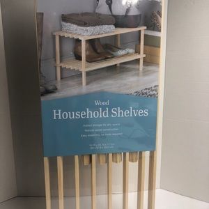 Whitmor Natural Wood - 2-Tier - Shoe Rack